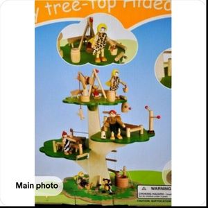 WANJU TREE-TOP HIDEAWAY WOODEN TOY 39 PIECES  KIDS Building Collectible